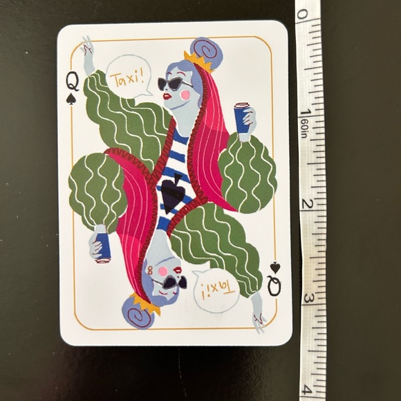 Kate Spade x Target Queen of Spades Collectible Playing Card in Case - Picture 8 of 11